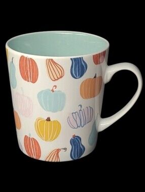 Prima Design-Colorful Whimsical illustrated Pumpkin Mug 20oz